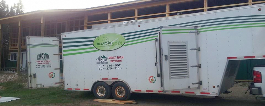 Spray foam insulation trailer Spray foam insulation trailer